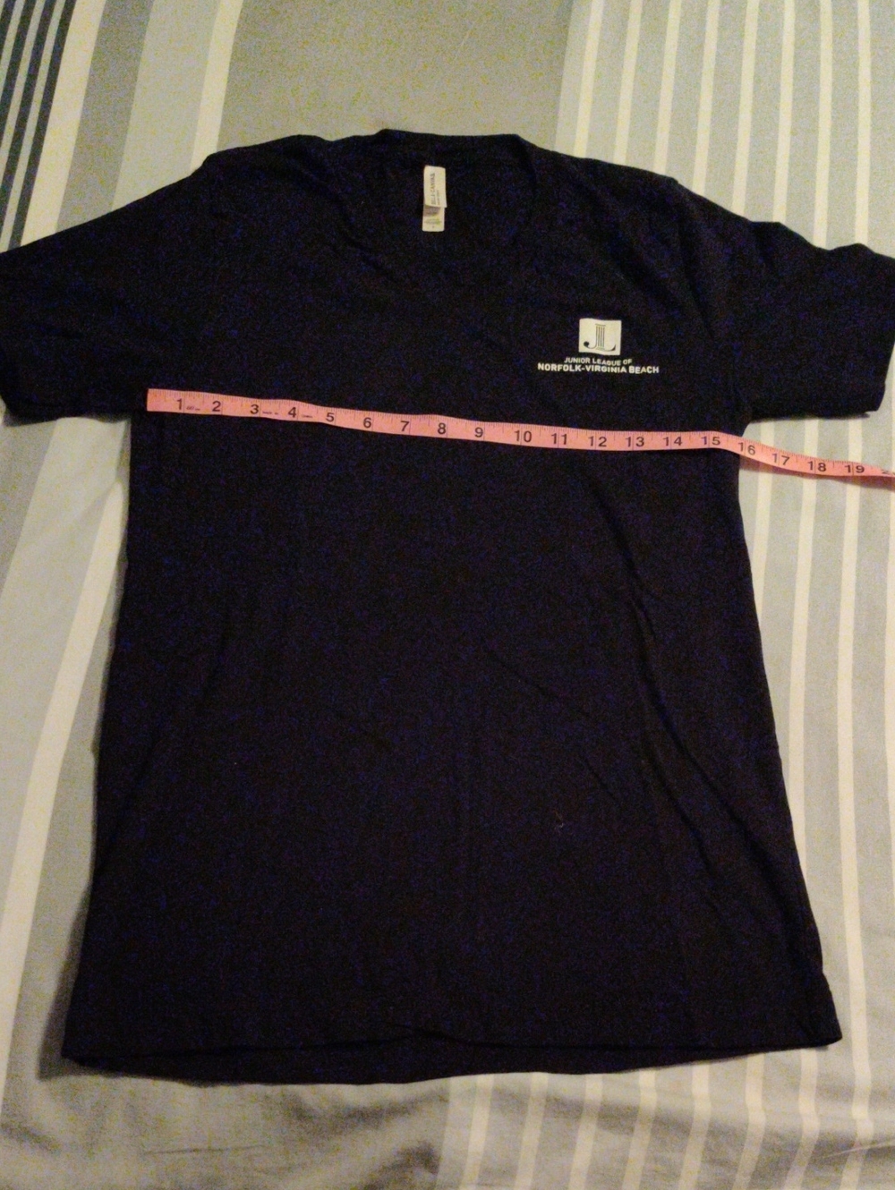 Junior League of Norfolk-Virginia Beach (JLNVB) Short Sleeve Black Tee